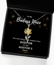 Auditor Niece Necklace Gifts, Birthday Present For Auditor Niece, Aunt To  - £39.34 GBP