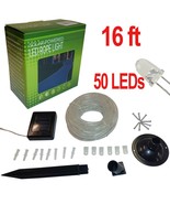 16 ft Solar Powered 50 LED Rope Light Auto ON OFF Water Resistant Garden... - $18.69