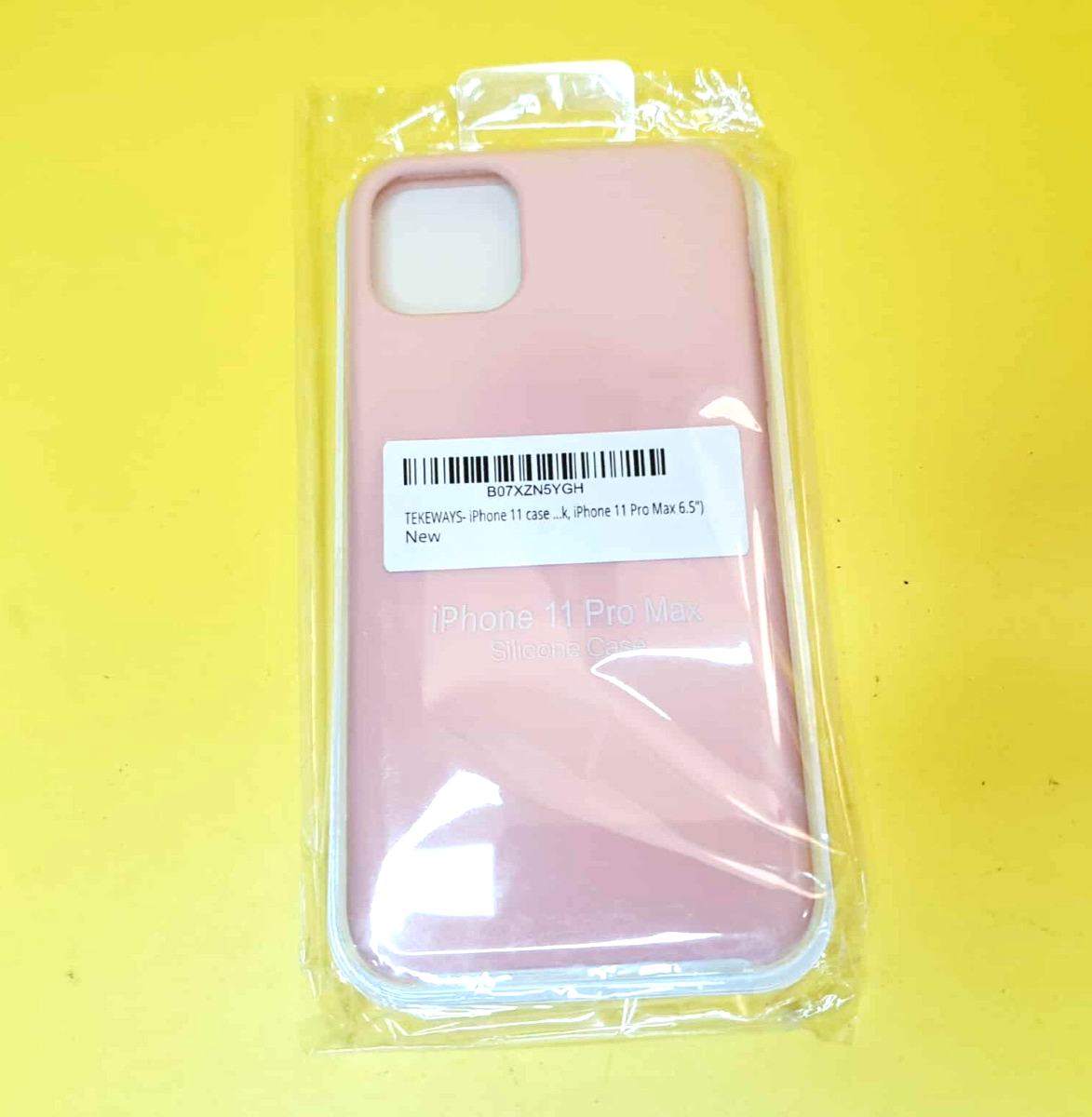 GENUINE ORIGINAL APPLE SILICONE CASE MWY1TFE/A PINK FOR IPHONE 11 PRO MA... - $19.22