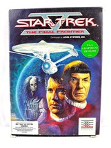 Vintage 1989 Star Trek V The Final Frontier Mindscape (5) 5.25 Floppy Discs VGC - £44.58 GBP