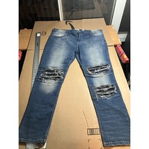 Dash American Designers High Rise Jeans, Distressed Acid Wash Denim Size... - $54.44