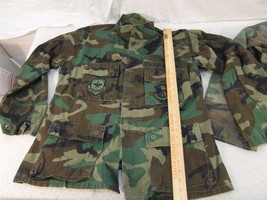 2 Qt H/C Temp Battle Dress Maternity Woodland Bdu Jacket Blouse Coat Holes - £21.35 GBP