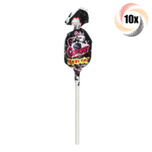 10x Pops Charms Black Cherry Blow Pop Sucker Bubble Gum Filled Lollipops | .65oz - £8.60 GBP