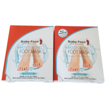 BABY FOOT Moisturizing Foot Mask Unscented Lot of 2 EXP 2024 &amp; 2026 - £16.21 GBP
