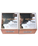 2 Pack Dead Sea Collection Night Cream Vitamin C Carrot 1.69oz - $548.13 MXN