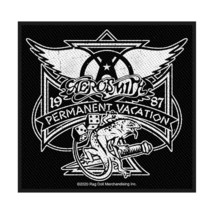 Aerosmith Permanent Vacation 2020 Woven Sew On Patch Official Merchandise - $5.06