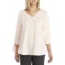 Nwt Calvin Klein Career Pink Blouse Tunic Size L - £36.48 GBP