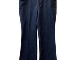 Jones New York Denim Jeans Womens Size 8 Trimed Pockets Straight Leg Dar... - $9.73
