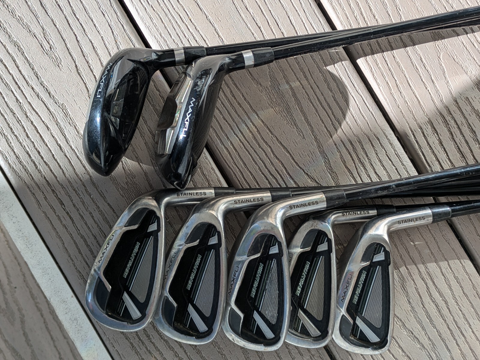 Maxfli Revolution Femmes Club Golf Ensemble Hybride 4 5 Fer 6 7 8 9 Pw Rh 85 G A Item image 5