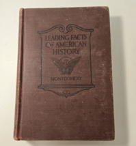 Leading Facts of American History By D. H. Montgomery - Hardcover 1910 - £10.97 GBP