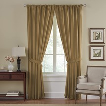 The Versailles Faux-Silk Room-Darkening Curtain Panel By Elrene Home Fashions - $35.98