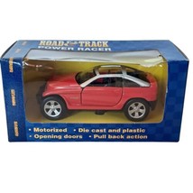 Road &amp; Track Maisto Power Racer Red Jeep Jeepster 2000 - £3.20 GBP