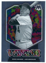 2021 Panini Mosaic #V7 Duke Snider Los Angeles Dodgers Vintage Insert - £1.57 GBP