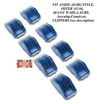 Andis 8 Large Size Guide Attachment Blade Comb Set*Fit Many Oster,Wahl Clippers - £25.23 GBP