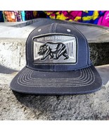 California State SnapBack Black Hat Embroidered CA Cap Hat FLAG - $11.83