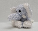 Animal Adventure Baby Adventure Blue White Elephant Soft Plush Stuffed A... - $14.15