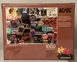 AC/DC Jigsaw Puzzle 1000 piece Aquarius NEW! 20” x 28” - $20.79
