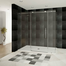 68-72&quot;W x 76&quot;H x 36&quot;D Shower Enclosure ULTRA-C Chrome by LessCare - £1,031.14 GBP