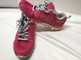 REEBOK Real Flex 3D Fuse Frame 9 Women&#39;s Running Shoes Pink Training Jogging - £19.03 GBP