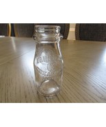Vintage Farmer&#39;s Creamery Co Half Pint Glass Milk Bottle - $33.76 CAD
