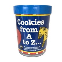 Wilton Alphabet Childrens A to Z Cookie Cutter Set (Vintage 1990) Recipe SEALED - £23.17 GBP