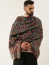 Men&#39;s Kashmiri Pashmina Shawl - Luxurious and Warm Wrap - Handwoven Elegance - £143.82 GBP