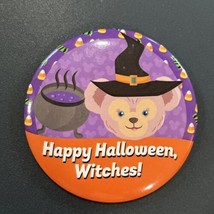 Happy Halloween Witches! DISNEY Pin Button 3” -NOS #14 - $9.90