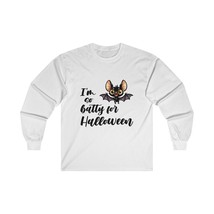 batty for halloween funny Unisex Ultra Cotton Long Sleeve Tee men women - $20.77+