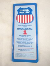 Union Pacific UP System Employee Timetable No. 1 April 10th 1994 - £12.69 GBP