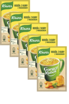Knorr instant SOUP in a MUG: Rosol Chicken Noodle Flavor Goracy Kubek 5pc. - $9.89