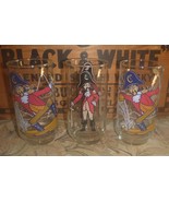 (3) Captain Crook Vintage Promo 16oz. McDonald&#39;s Glass Tumblers EX! - $559.24 MXN