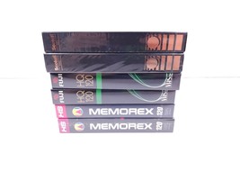 Lot of 6 Blank VHS Tapes Scotch Fuji Memorex New and Sealed - £13.36 GBP