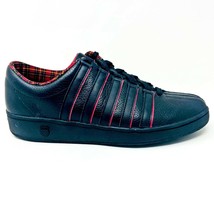 K-Swiss Mens Classic LXP Black Red Tartan Leather Sneakers 01012069 - £43.92 GBP+