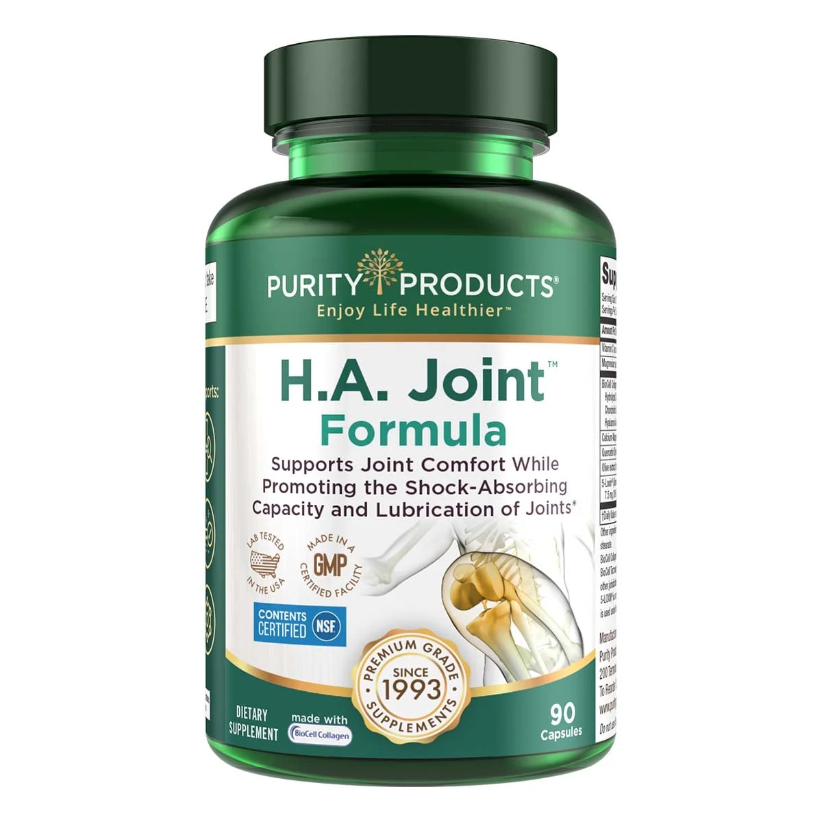 HA Joint Formula - Hyaluronic Acid from Purity Products, 90 capsules - $59.99