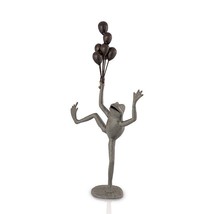 36.50 x 18.50 x 10 in. Balloon Seller Frog Garden Sculpture - £158.40 GBP