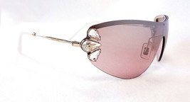 MIU MIU Women&#39;s Sunglasses MU66US ZVN7L1 Gold/Metal/Crystal MADE IN ITAL... - £142.17 GBP