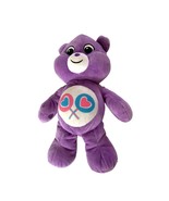 Basic Fun Share Care bears Purple Plush Stuffed Animal Doll Toy 12.5 in ... - £7.43 GBP