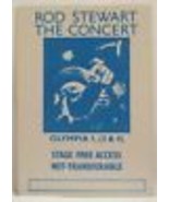 ROD STEWART THE CONCERT OLYMPIA - VINTAGE ORIGINAL 1970&#39;s CLOTH BACKSTAG... - $375.83 MXN