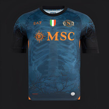 25-26 Napoli Home Shirt Jersey HALLOWEEN Blue Special Edition S-XXL - $62.89