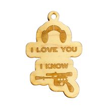 Ornament - I love you I know (RAW WOOD) - £8.78 GBP