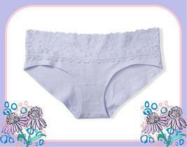 XXL Lilac Wide Stretch Lace Waist Cotton Victorias Secret Hiphugger Brief Panty - £8.64 GBP