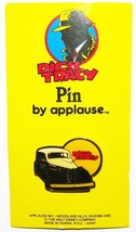 Dick Tracy Movie Police Car Image Enamel Metal Pinback Pin 1990 NEW UNUSED - $3.99