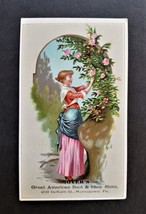1880 Antique Moyer&#39;s Norristown Pa Boots Shoes Store Victorian Trade Card Ad Art - £37.59 GBP