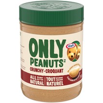 2 Jars of Kraft Only Peanuts All Natural Crunchy Peanut Butter 750g Each - $30.00