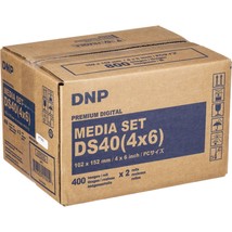 DNP 4x6&quot; Print Pack for DS-40 Dye Sub Printer, 800 Glossy Prints #DS404X6Z - £155.79 GBP