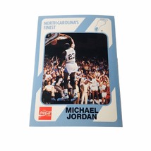 1989 Collegiate Collection/Coca-Cola North Carolina&#39;s Finest Michael Jordan #16 - £11.35 GBP