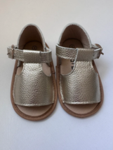 Special Sale Size 4 Starbie Baby Sandals Baby Shoes Gold Toddler Sandals - £7.59 GBP