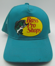 BASS PRO SHOPS Hat Teal Trucker Cap Mesh Snapback One Size Fits Most Gon... - $5.19