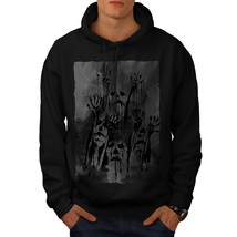 Wellcoda Ghost Apocalypse Zombie Mens Hoodie, Scary Casual Hooded Sweatshirt - £25.84 GBP+