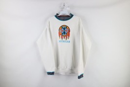 Vtg 90s Streetwear Womens XL Southwestern Dream Catcher Michigan Sweatshirt USA - £31.07 GBP